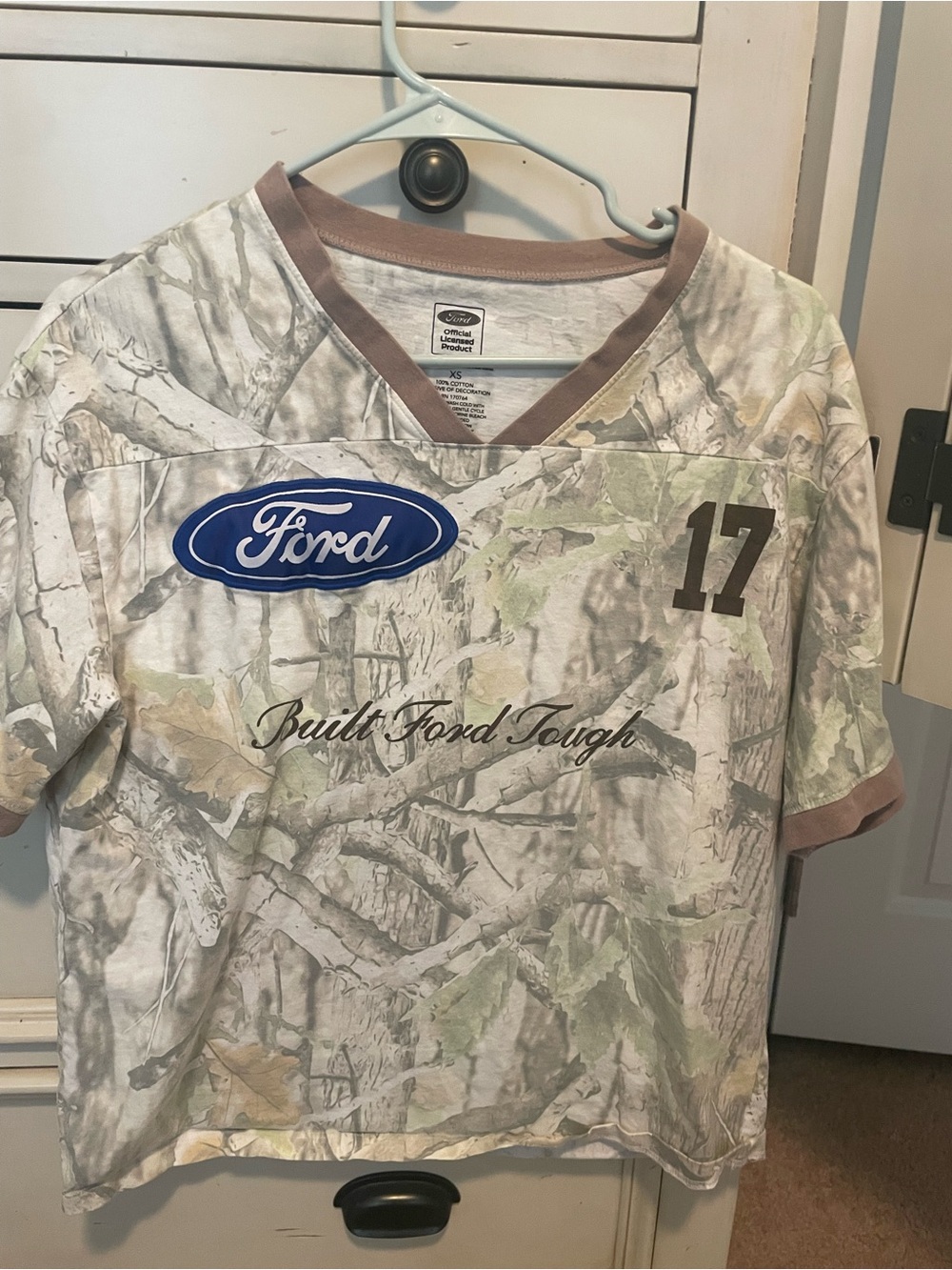Target Ford Camo Short-Sleeve Tee with Blue Logo
